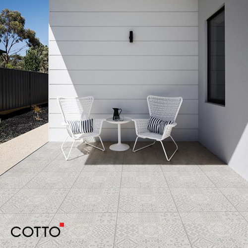 Alchemist Matt White Floor Tile – 16x16 - Image 2