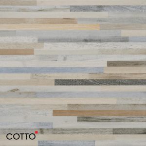Stripe Blue Floor Tile