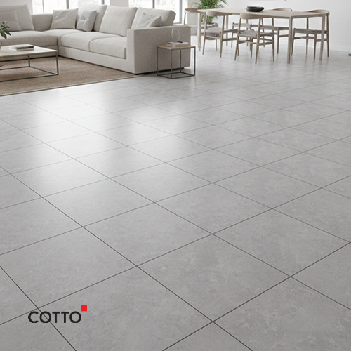 Canton Grey Matt Floor Tile - 12X12 - Image 2