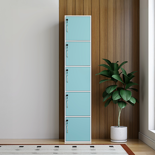 Addison Blue Wooden Locker - Image 4