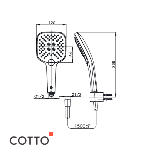 3 Function Hand Shower Set - Image 2