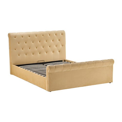 Nathar Beige Queen Bed