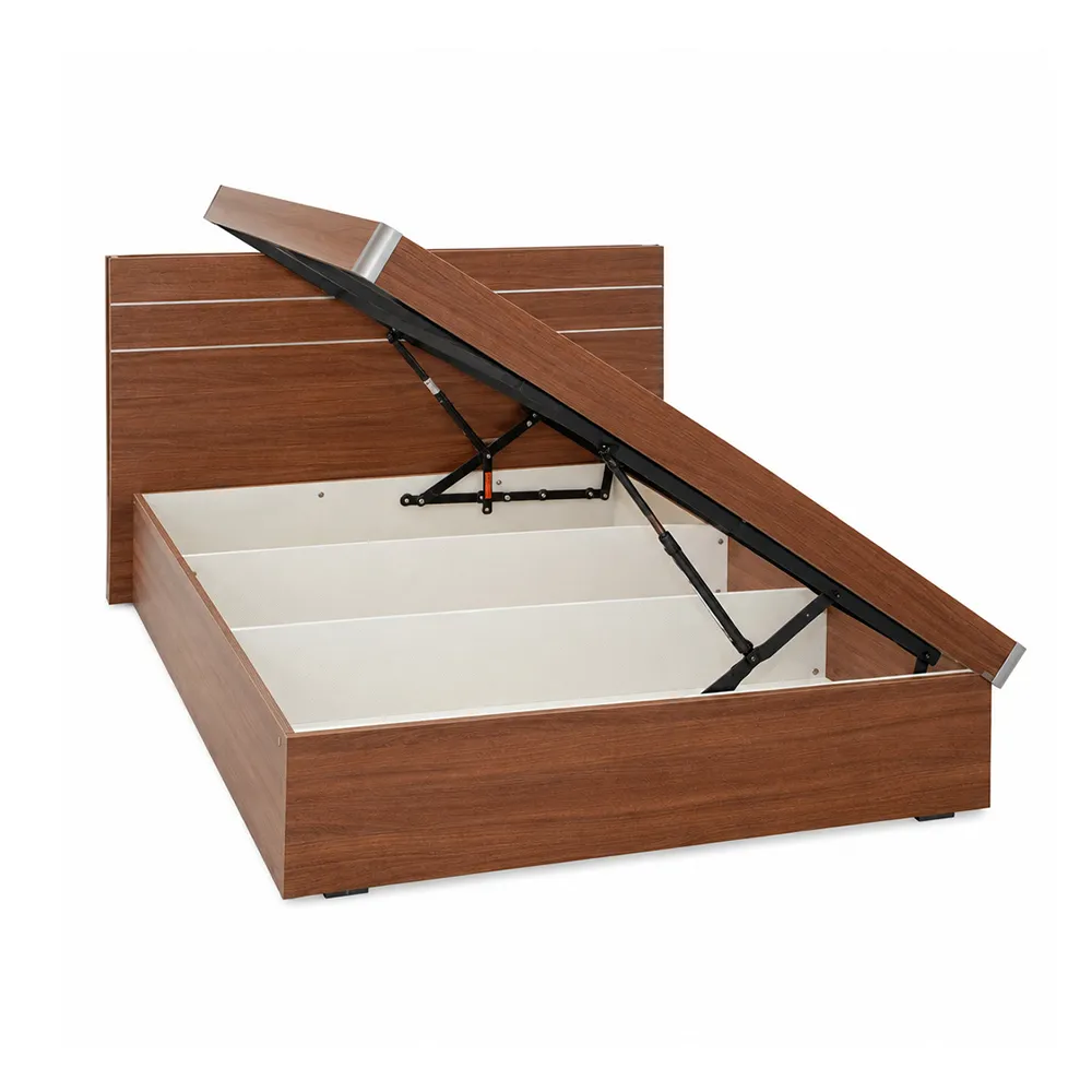 Sereno American Walnut Storage Queen Bed - Image 3
